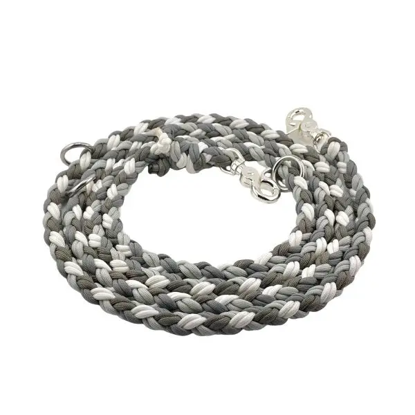 Paracordleine Glow "Three Shades of Grey" 4-Strang
