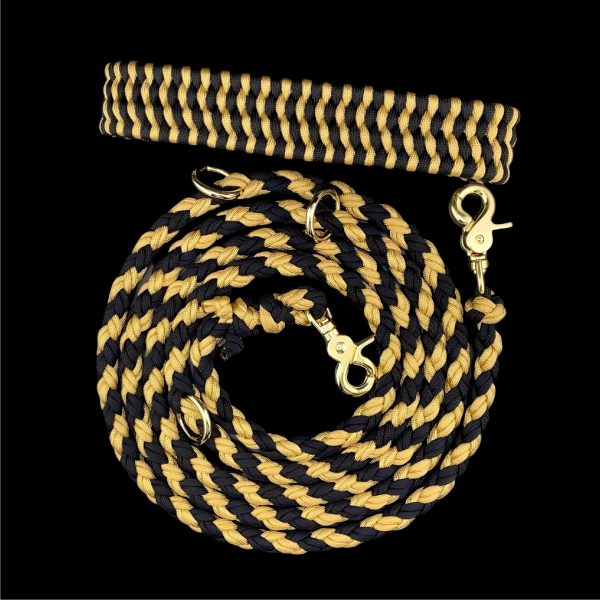 Paracord Set Royal Black 4-Strang